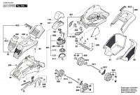 Bosch 3 600 HA4 203 Rotak 40 M Lawnmower 230 V / Eu Spare Parts